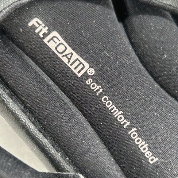 Adidas Adilette Comfort Flip Flops, Fit Foam Comfort Footbed Sz10 Lt Wt Slip On - Picture 7 of 7